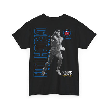 Stephen Crichton Samoa Graphic Tee Graphic Tees Australia Graphic T-Shirt Australia -  Cool Graphic T-Shirts Online -  Stephen Crichton Samoa T-Shirt | Rugby League Tees Australia