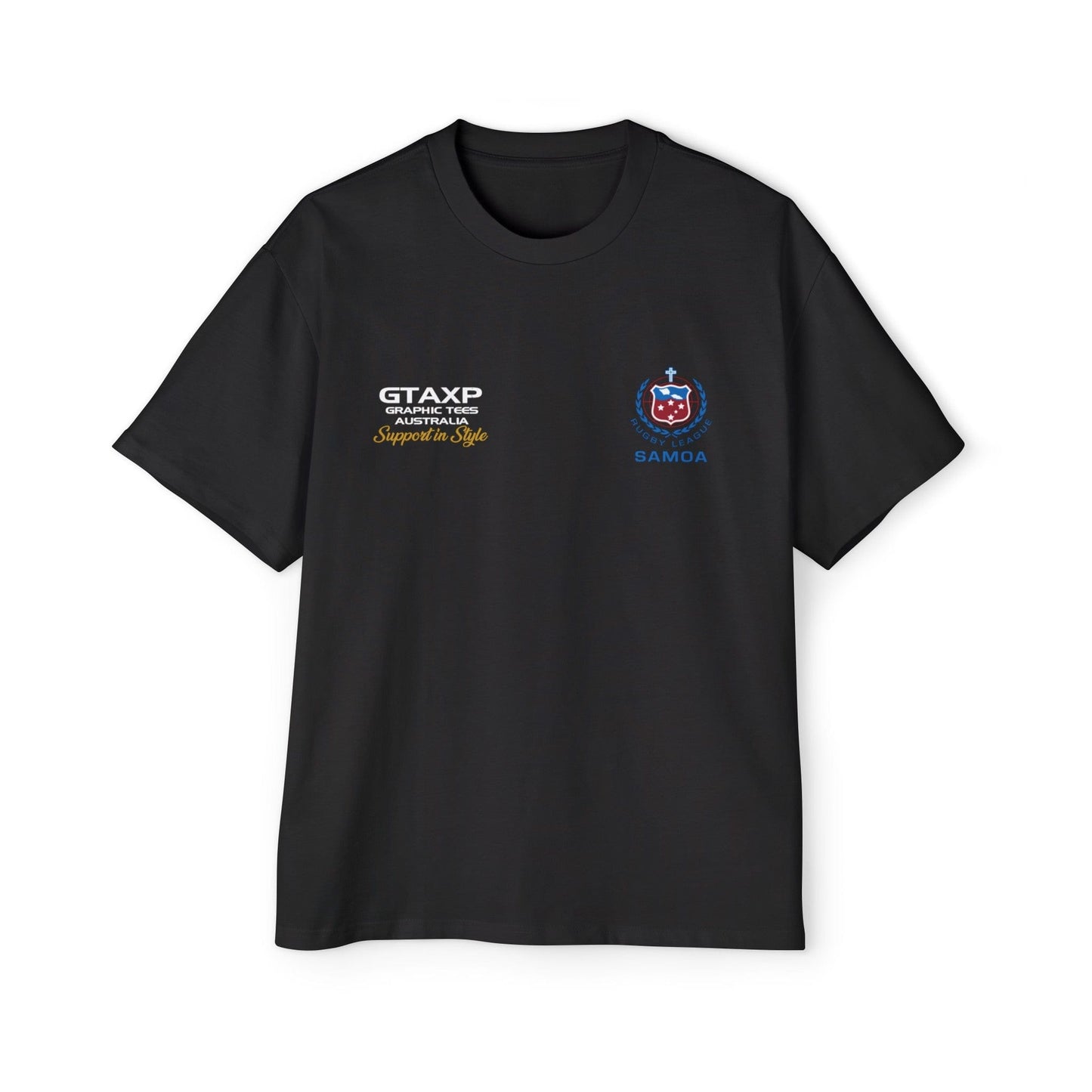 Stephen Crichton Samoa Oversized Tee Graphic Tees Australia Graphic T-Shirt Australia -  Cool Graphic T-Shirts Online -  Stephen Crichton Samoa Oversized Tee |  Samoa Rugby League T-Shirt