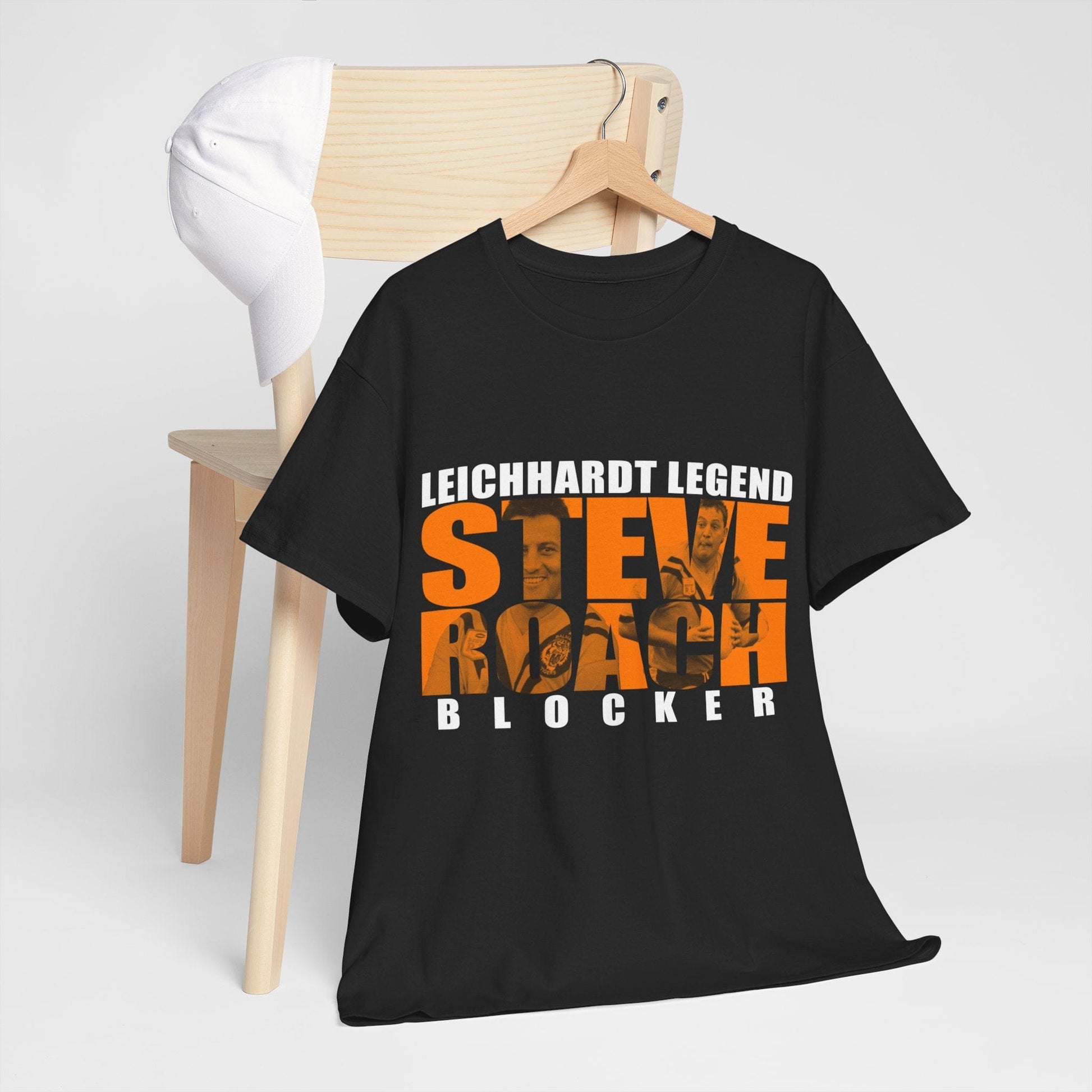 Steve Blocker Roach Graphic Tee Graphic Tees Australia Graphic T-Shirt Australia -  Cool Graphic T-Shirts Online -  Steve Blocker Roach T-Shirt | Retro Balmain Tigers Merchandise