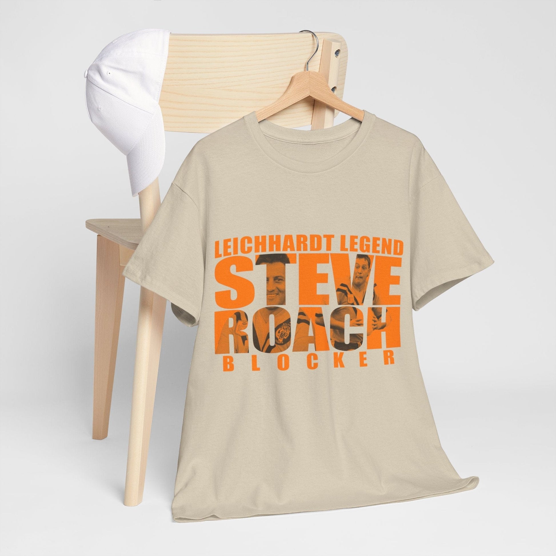 Steve Blocker Roach Graphic Tee Graphic Tees Australia Graphic T-Shirt Australia -  Cool Graphic T-Shirts Online -  Steve Blocker Roach T-Shirt | Retro Balmain Tigers Merchandise