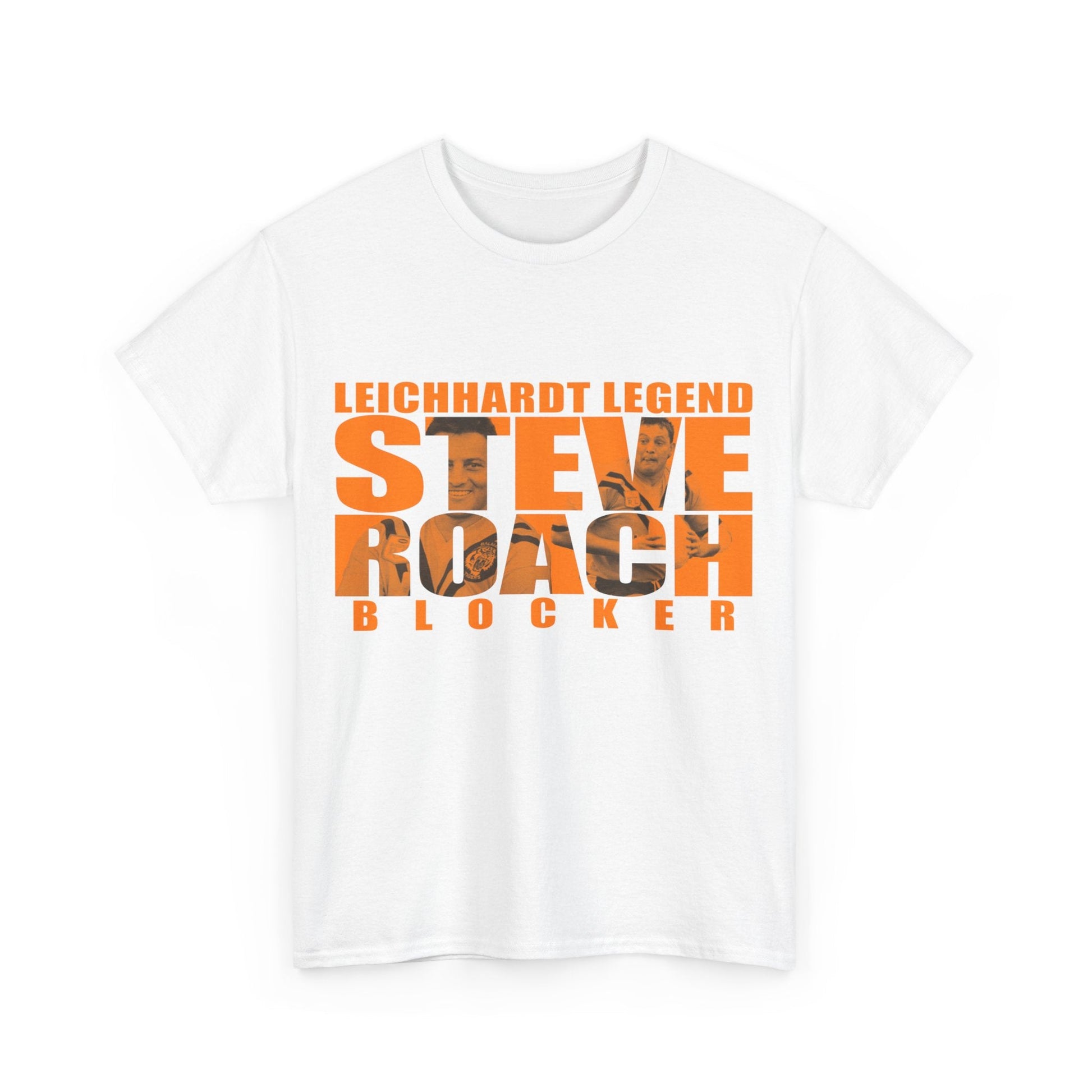 Steve Blocker Roach Graphic Tee Graphic Tees Australia Graphic T-Shirt Australia -  Cool Graphic T-Shirts Online -  Steve Blocker Roach T-Shirt | Retro Balmain Tigers Merchandise