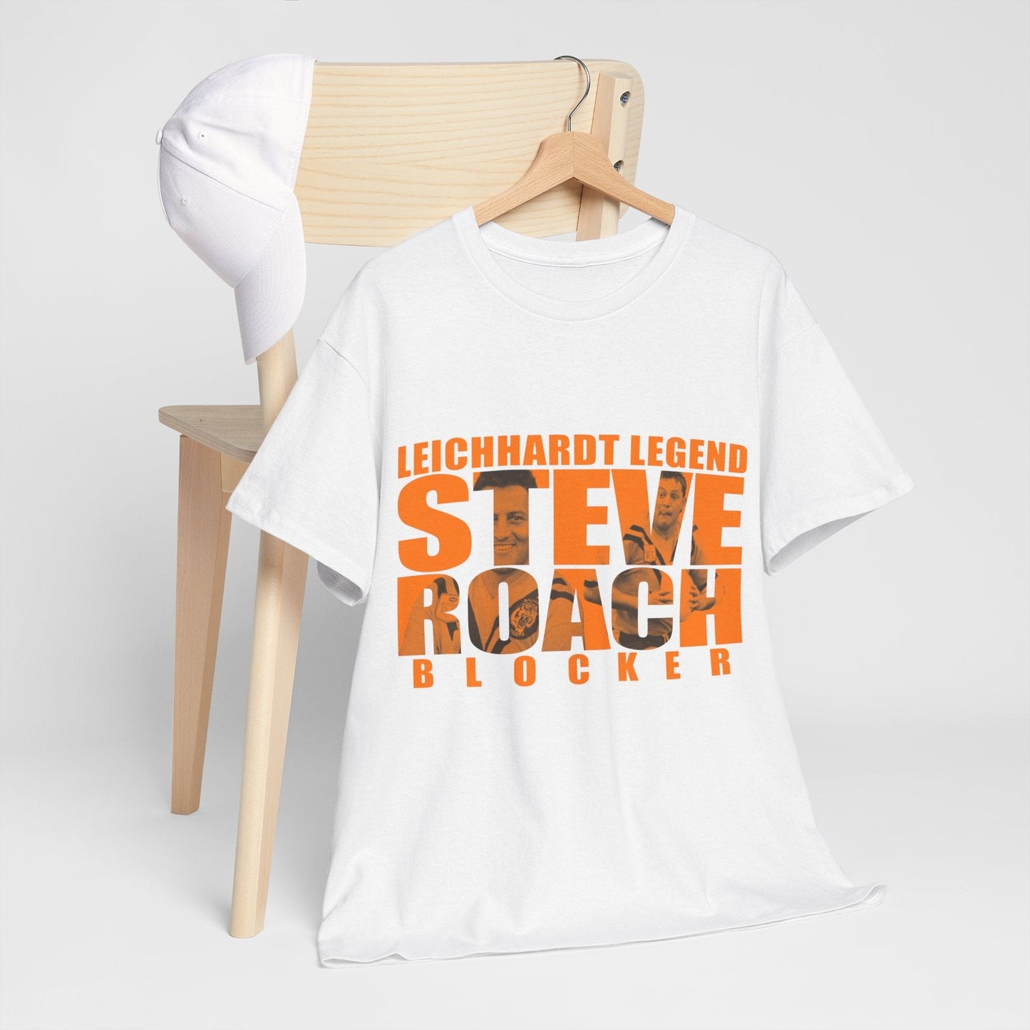 Steve Blocker Roach Graphic Tee Graphic Tees Australia Graphic T-Shirt Australia -  Cool Graphic T-Shirts Online -  Steve Blocker Roach T-Shirt | Retro Balmain Tigers Merchandise