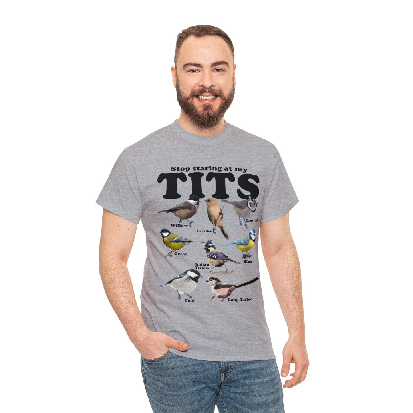 Stop Staring At My Tits Graphic Tee Graphic Tees Australia Sport Grey / S Graphic T-Shirt Australia -  Cool Graphic T-Shirts Online -  Stop Staring At My Tits T-Shirt | Funny T-Shirts Australia