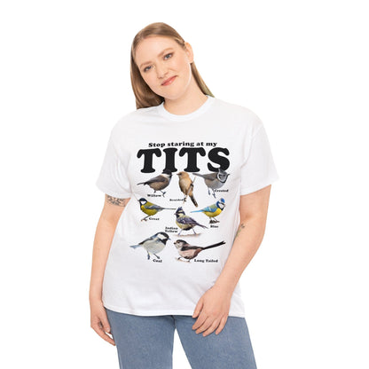 Stop Staring At My Tits Graphic Tee Graphic Tees Australia Graphic T-Shirt Australia -  Cool Graphic T-Shirts Online -  Stop Staring At My Tits T-Shirt | Funny T-Shirts Australia