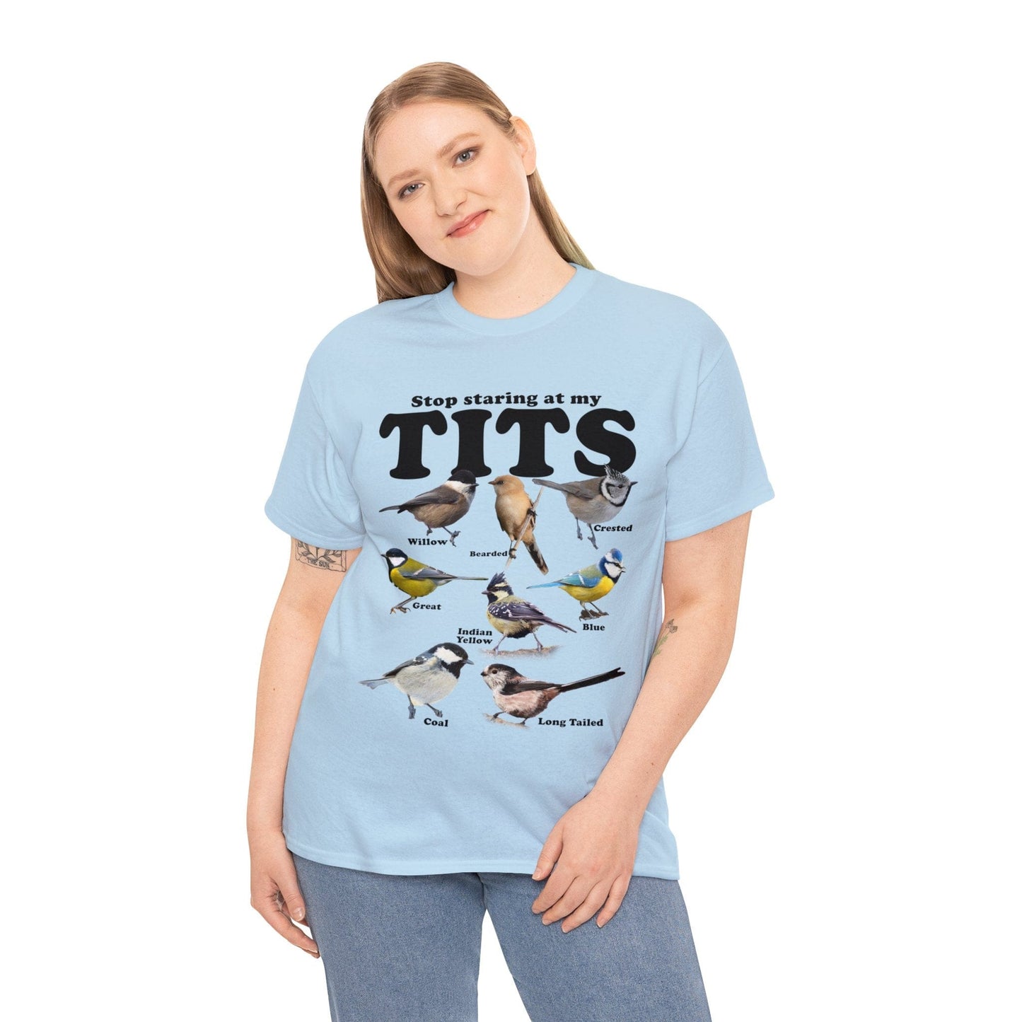 Stop Staring At My Tits Graphic Tee Graphic Tees Australia Graphic T-Shirt Australia -  Cool Graphic T-Shirts Online -  Stop Staring At My Tits T-Shirt | Funny T-Shirts Australia