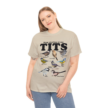 Stop Staring At My Tits Graphic Tee Graphic Tees Australia Graphic T-Shirt Australia -  Cool Graphic T-Shirts Online -  Stop Staring At My Tits T-Shirt | Funny T-Shirts Australia