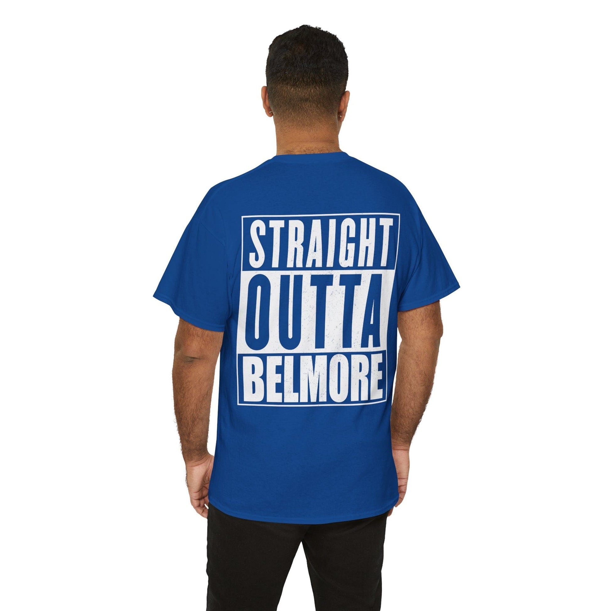 Straight Outta Belmore Graphic Tee Graphic Tees Australia Royal / S Graphic T-Shirt Australia -  Cool Graphic T-Shirts Online -  Straight Outta Belmore T-Shirt | Canterbury Bulldogs Clothing