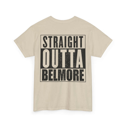 Straight Outta Belmore Graphic Tee Graphic Tees Australia Graphic T-Shirt Australia -  Cool Graphic T-Shirts Online -  Straight Outta Belmore T-Shirt | Canterbury Bulldogs Clothing