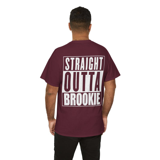 Straight Outta Brookie Graphic Tee Graphic Tees Australia Maroon / S Graphic T-Shirt Australia -  Cool Graphic T-Shirts Online -  Straight Outta Brookie T-Shirt | Manly Sea Eagles Clothing