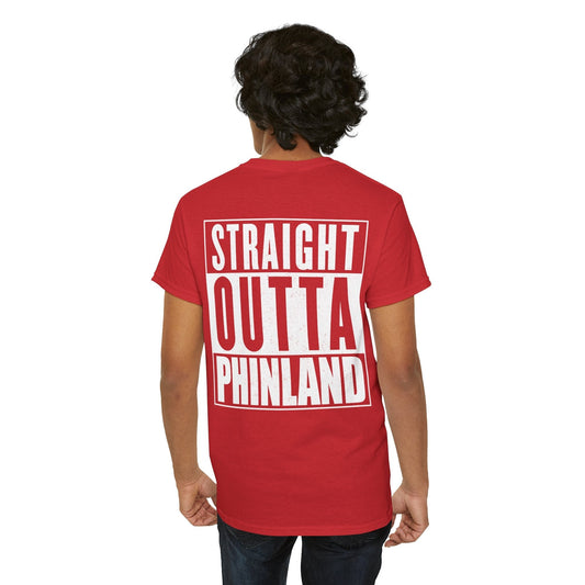 Straight Outta Phinland Graphic Tee Graphic Tees Australia Graphic T-Shirt Australia -  Cool Graphic T-Shirts Online - 