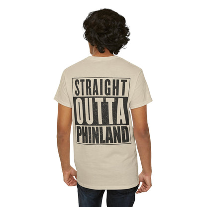 Straight Outta Phinland Graphic Tee Graphic Tees Australia Graphic T-Shirt Australia -  Cool Graphic T-Shirts Online - 