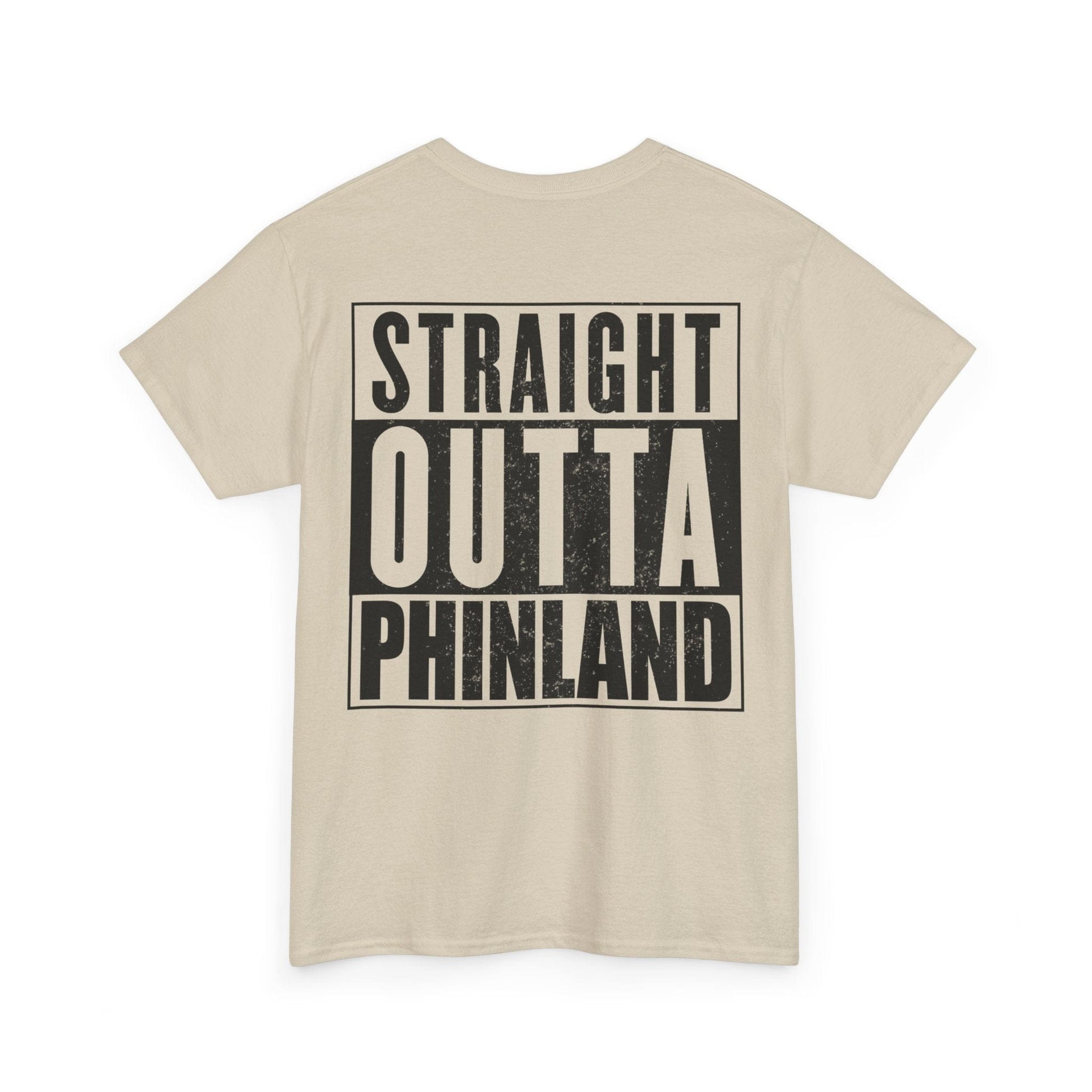 Straight Outta Phinland Graphic Tee Graphic Tees Australia Sand / S Graphic T-Shirt Australia -  Cool Graphic T-Shirts Online - 