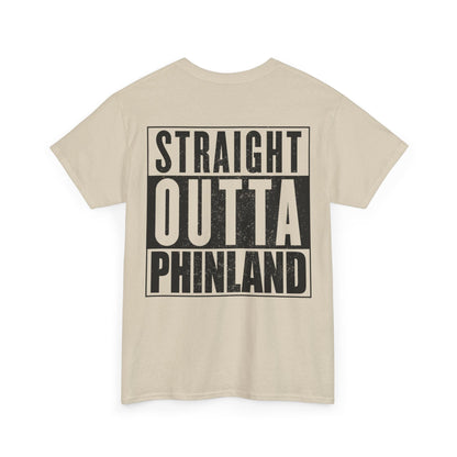 Straight Outta Phinland Graphic Tee Graphic Tees Australia Sand / S Graphic T-Shirt Australia -  Cool Graphic T-Shirts Online - 