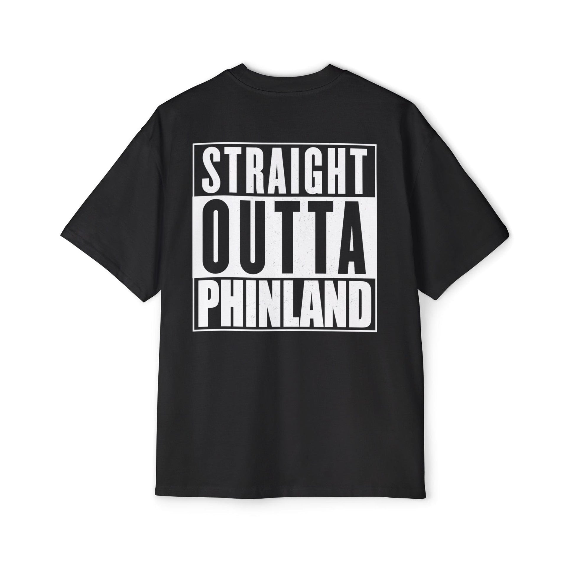 Straight Outta Phinland Oversized Tee Graphic Tees Australia Graphic T-Shirt Australia -  Cool Graphic T-Shirts Online - 