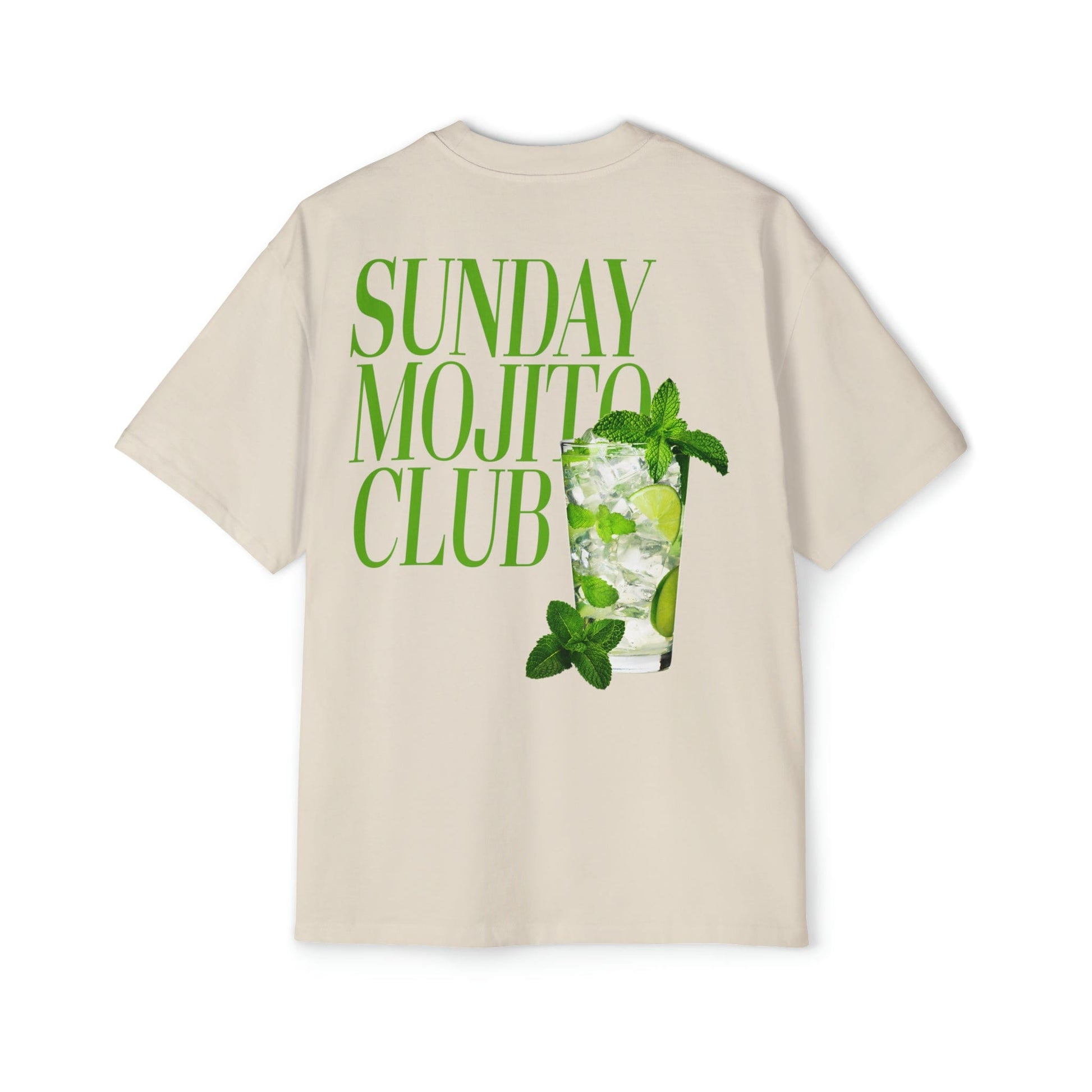 Sunday Mojito Club Oversized Tee Graphic Tees Australia Graphic T-Shirt Australia -  Cool Graphic T-Shirts Online - 