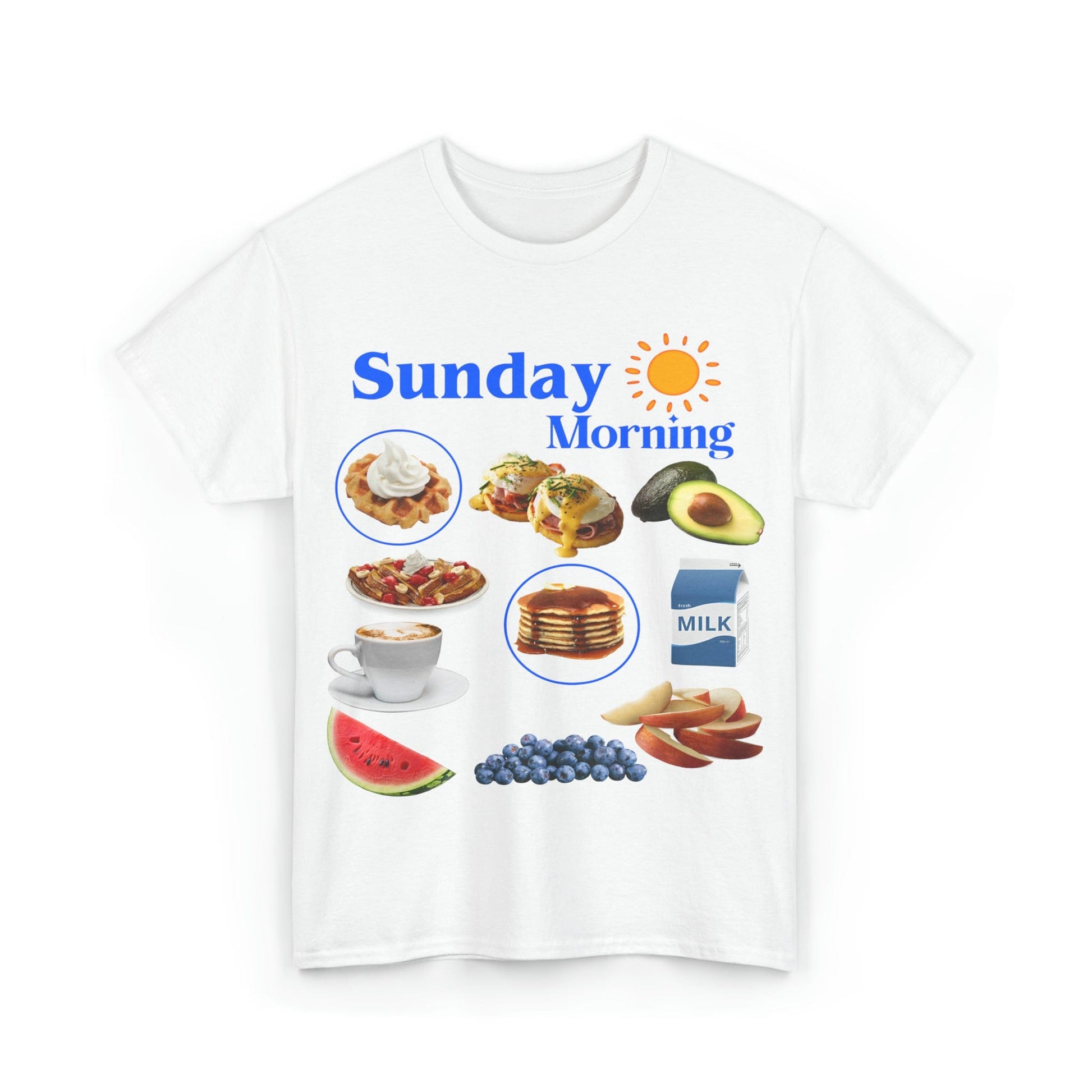 Sunday Morning Graphic Tee Graphic Tees Australia Graphic T-Shirt Australia -  Cool Graphic T-Shirts Online -  Sunday Morning T-Shirt | Retro Asthetic T-Shirts Australia