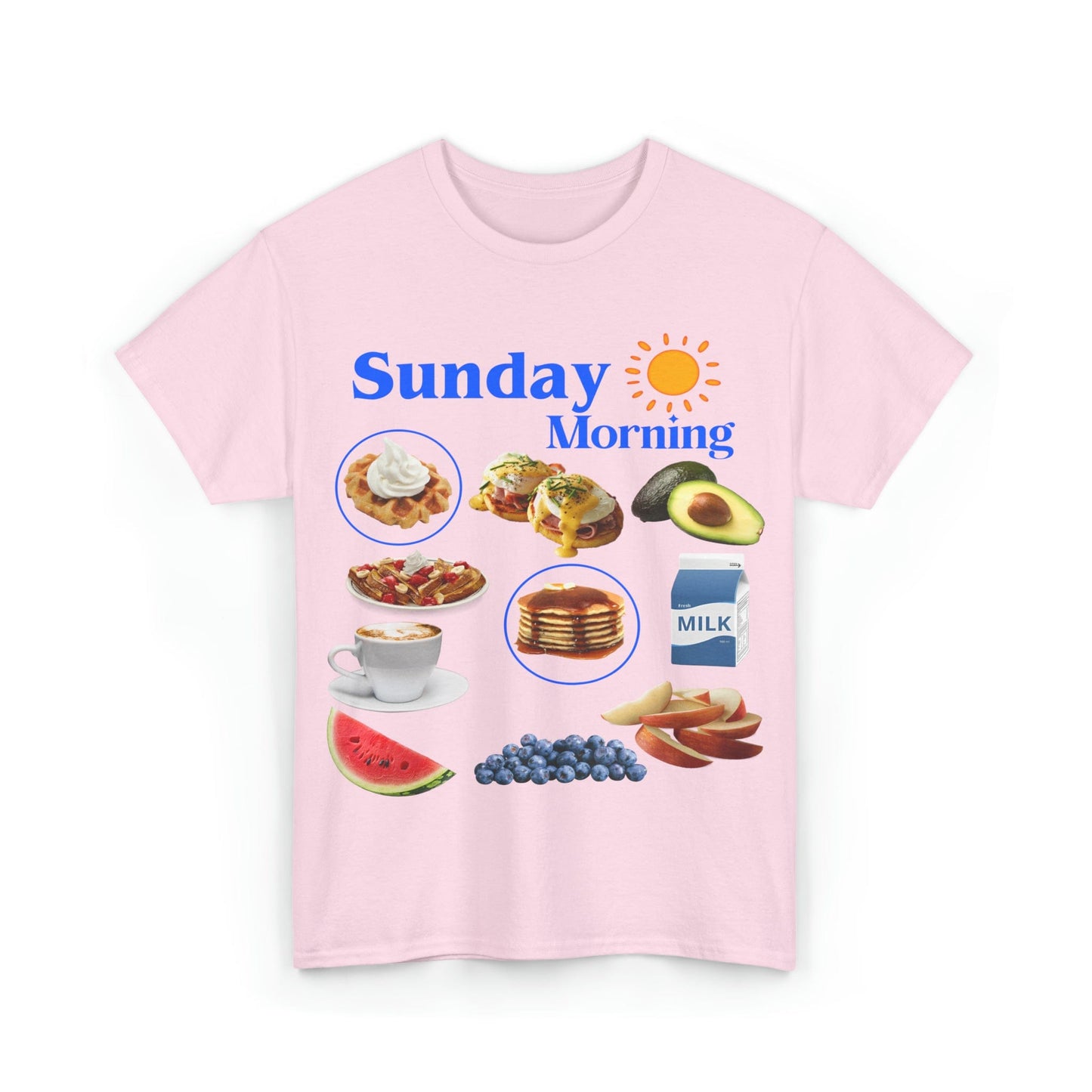 Sunday Morning Graphic Tee Graphic Tees Australia Graphic T-Shirt Australia -  Cool Graphic T-Shirts Online -  Sunday Morning T-Shirt | Retro Asthetic T-Shirts Australia