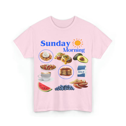 Sunday Morning Graphic Tee Graphic Tees Australia Graphic T-Shirt Australia -  Cool Graphic T-Shirts Online -  Sunday Morning T-Shirt | Retro Asthetic T-Shirts Australia