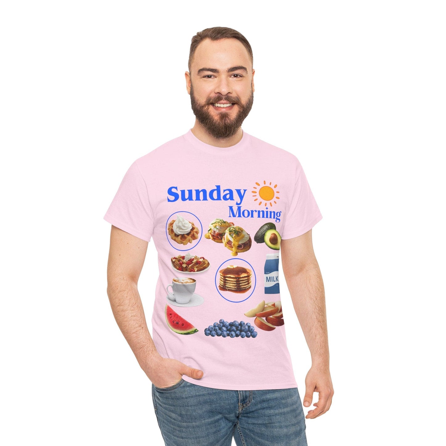 Sunday Morning Graphic Tee Graphic Tees Australia Graphic T-Shirt Australia -  Cool Graphic T-Shirts Online -  Sunday Morning T-Shirt | Retro Asthetic T-Shirts Australia