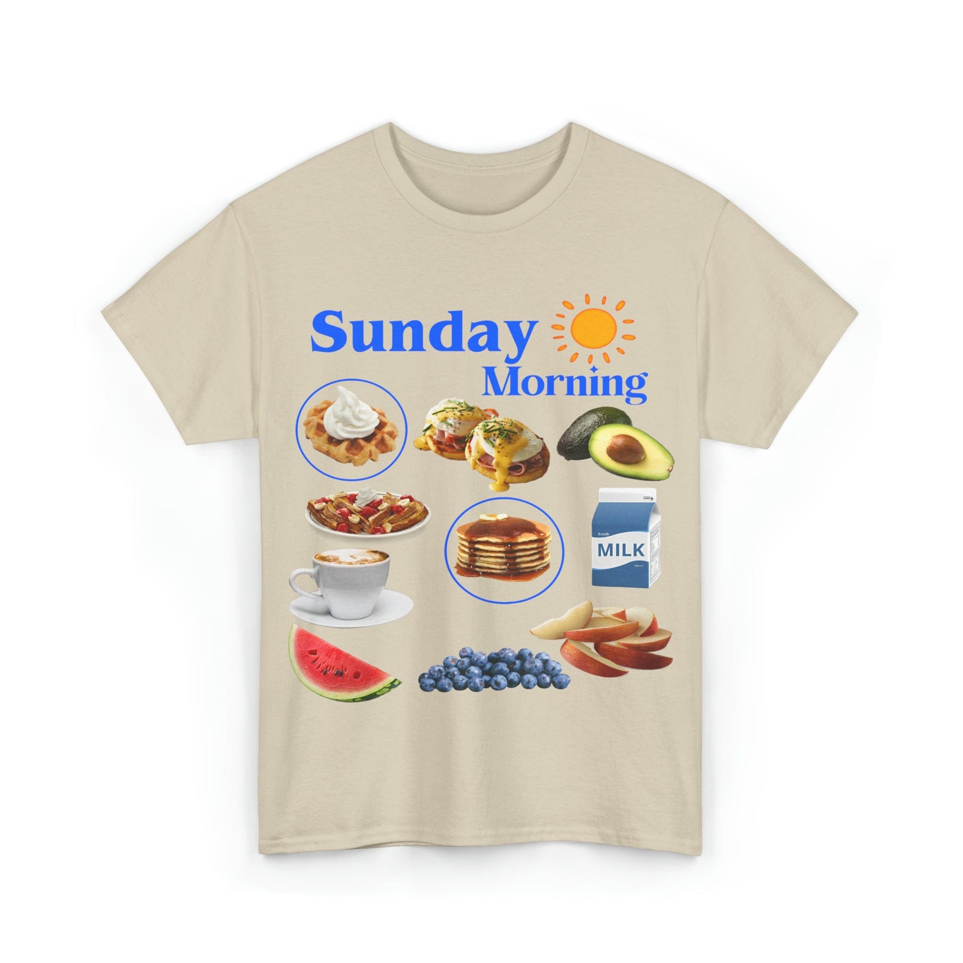 Sunday Morning Graphic Tee Graphic Tees Australia Graphic T-Shirt Australia -  Cool Graphic T-Shirts Online -  Sunday Morning T-Shirt | Retro Asthetic T-Shirts Australia