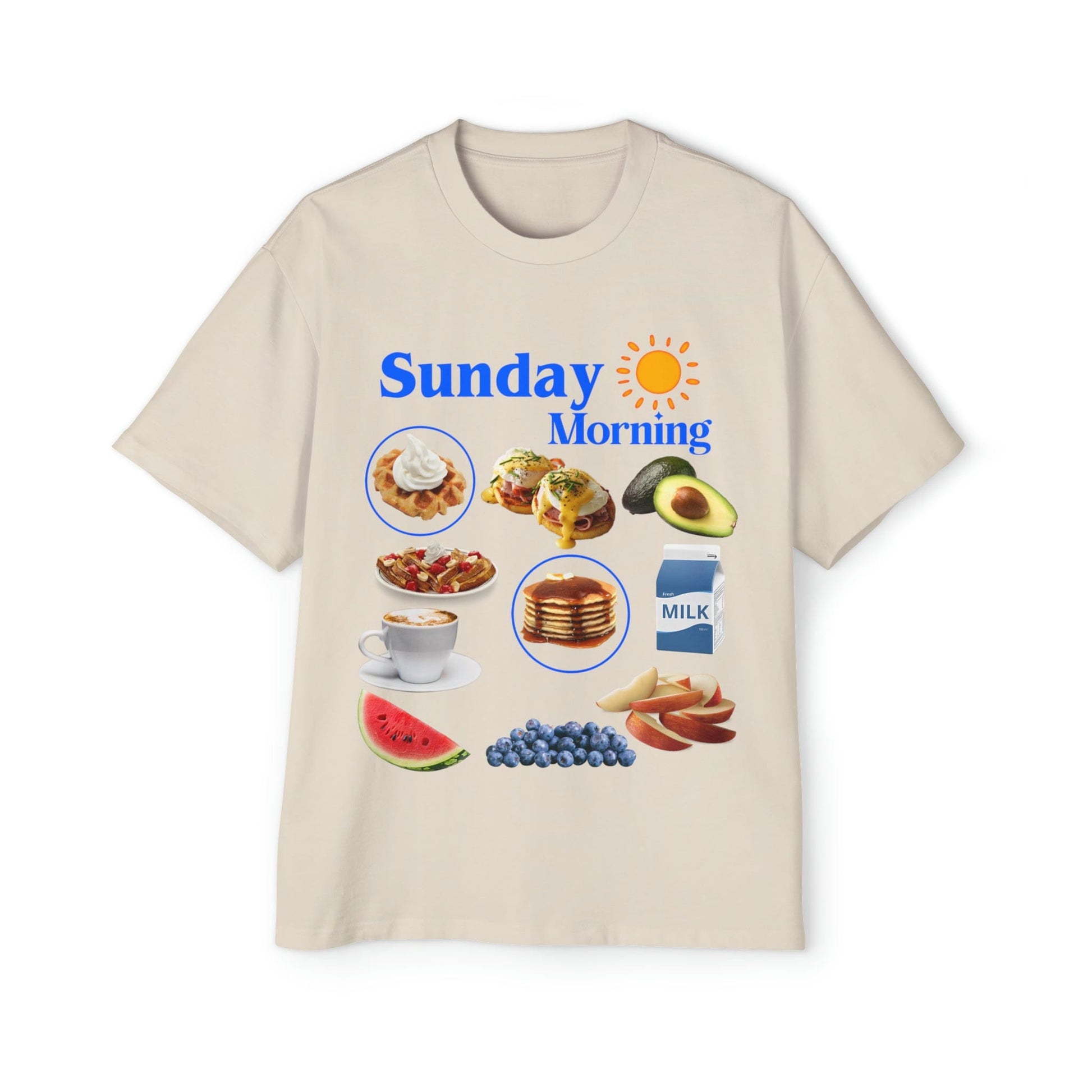 Sunday Morning Oversized Tee Graphic Tees Australia Graphic T-Shirt Australia -  Cool Graphic T-Shirts Online -  Sunday Morning Oversized Tee | Vintage Oversized T-Shirts