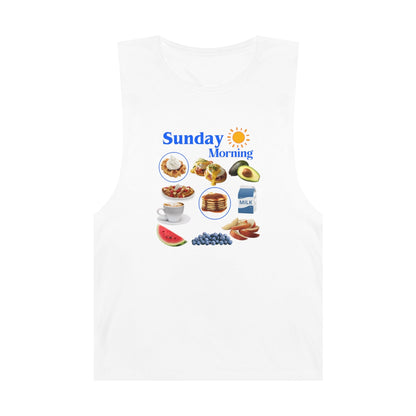 Sunday Morning Tank Top Graphic Tees Australia Graphic T-Shirt Australia -  Cool Graphic T-Shirts Online - 