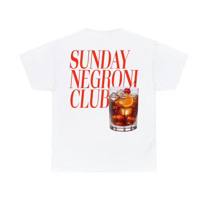 Sunday Negroni Club Graphic Tee Graphic Tees Australia White / S Graphic T-Shirt Australia -  Cool Graphic T-Shirts Online -  Sunday Negroni Club T-Shirt