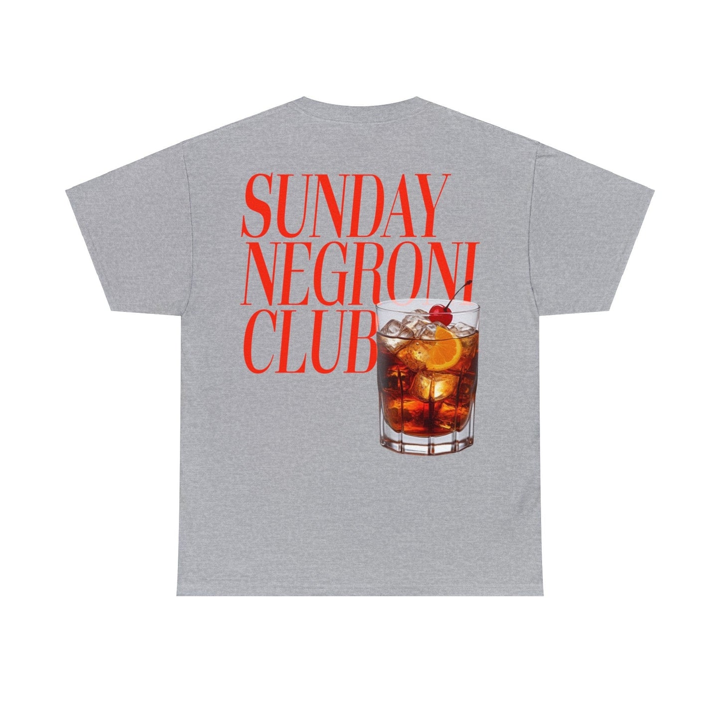 Sunday Negroni Club Graphic Tee Graphic Tees Australia Sport Grey / S Graphic T-Shirt Australia -  Cool Graphic T-Shirts Online -  Sunday Negroni Club T-Shirt