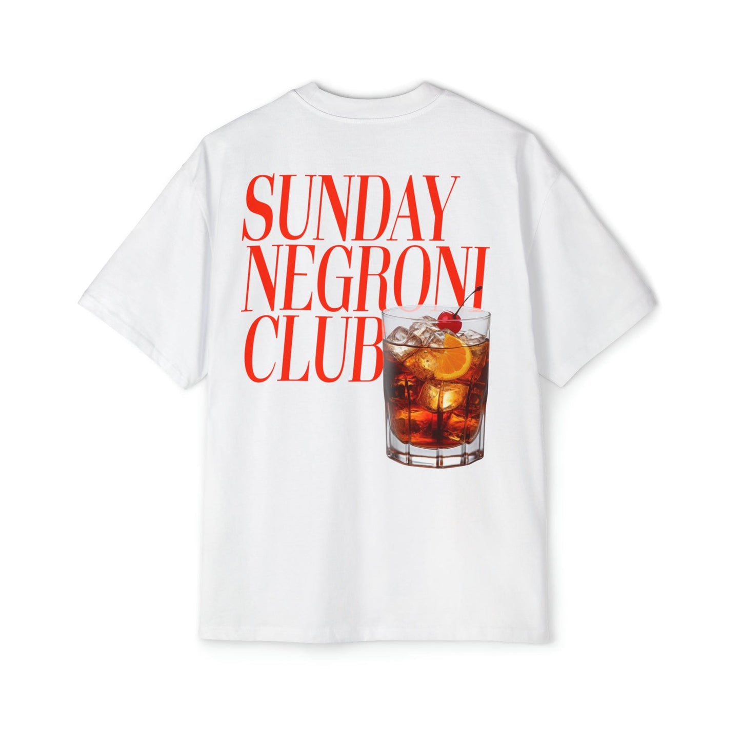 Sunday Negroni Club Oversized Tee Graphic Tees Australia Graphic T-Shirt Australia -  Cool Graphic T-Shirts Online - 