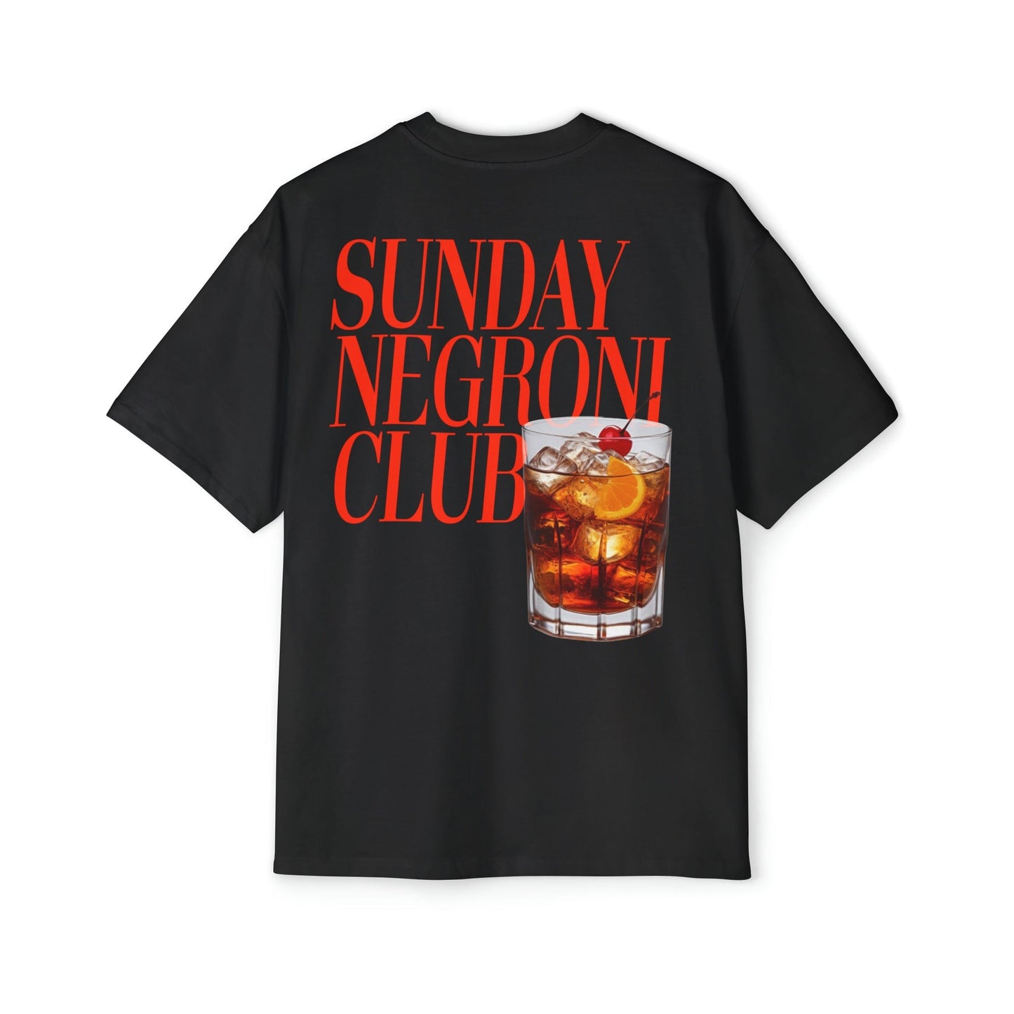 Sunday Negroni Club Oversized Tee Graphic Tees Australia Graphic T-Shirt Australia -  Cool Graphic T-Shirts Online - 