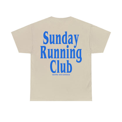 Sunday Running Club Graphic Tee Graphic Tees Australia Sand / S Graphic T-Shirt Australia -  Cool Graphic T-Shirts Online - 