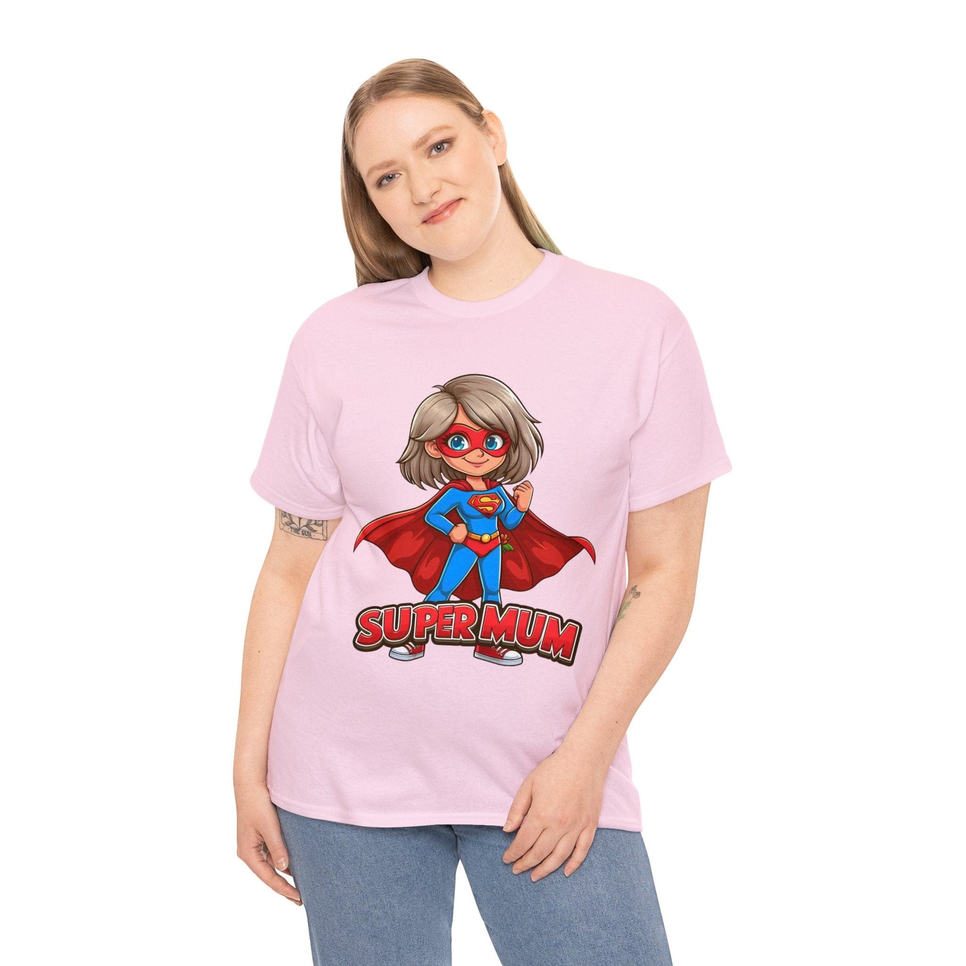 Super Mum Graphic Tee Graphic Tees Australia Graphic T-Shirt Australia -  Cool Graphic T-Shirts Online -  Super Mum T-Shirt | Womens Graphic T-Shirt Australia