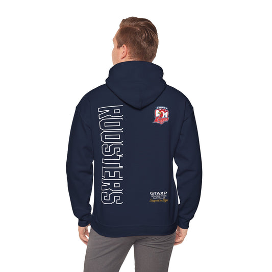 Sydney Roosters Duo Hoodie Printify Navy / S Graphic T-Shirt Australia -  Cool Graphic T-Shirts Online - 