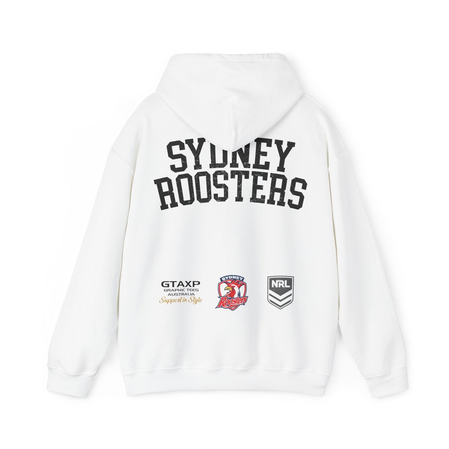 Sydney Roosters NRL Hoodie Printify Graphic T-Shirt Australia -  Cool Graphic T-Shirts Online - 