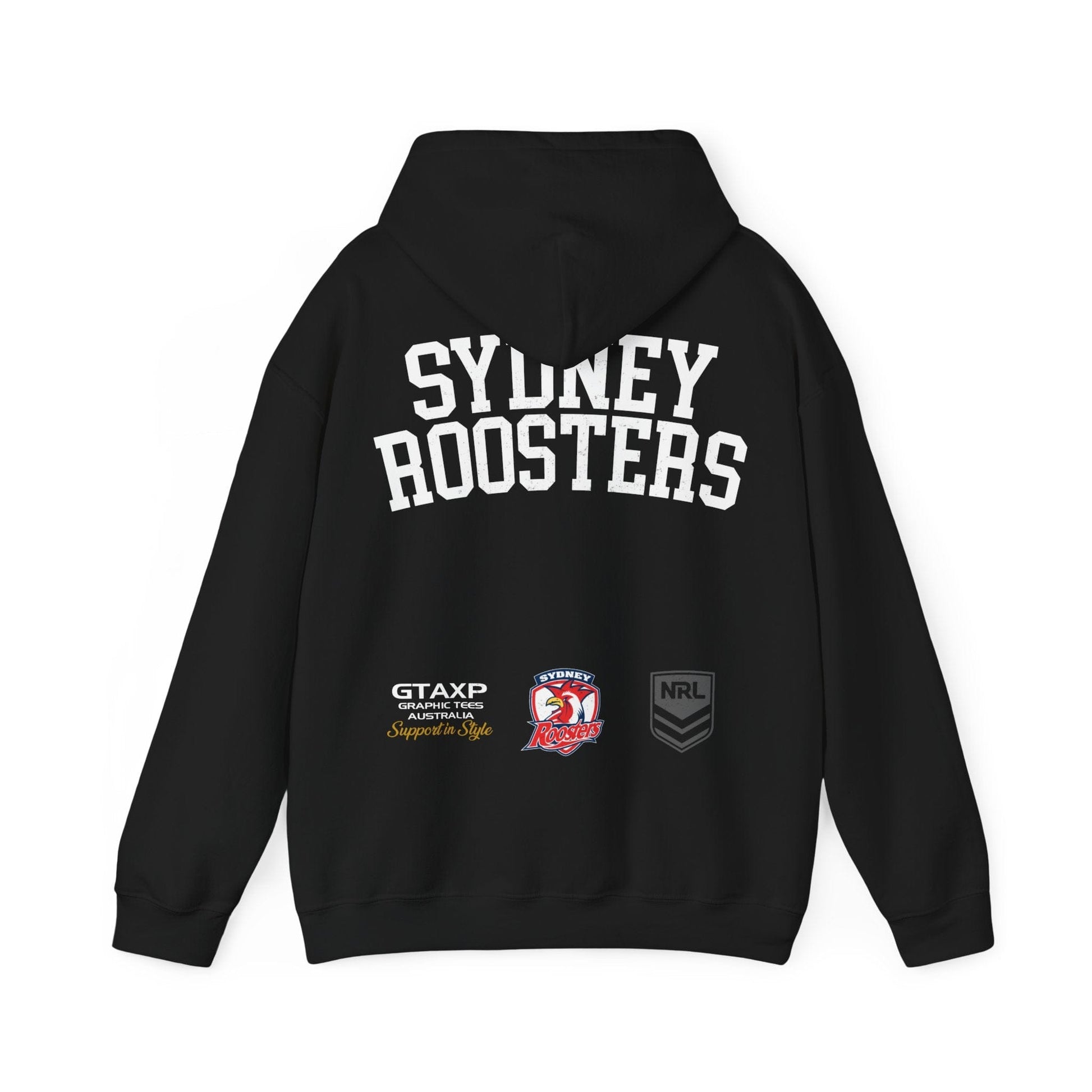 Sydney Roosters NRL Hoodie Printify Graphic T-Shirt Australia -  Cool Graphic T-Shirts Online - 