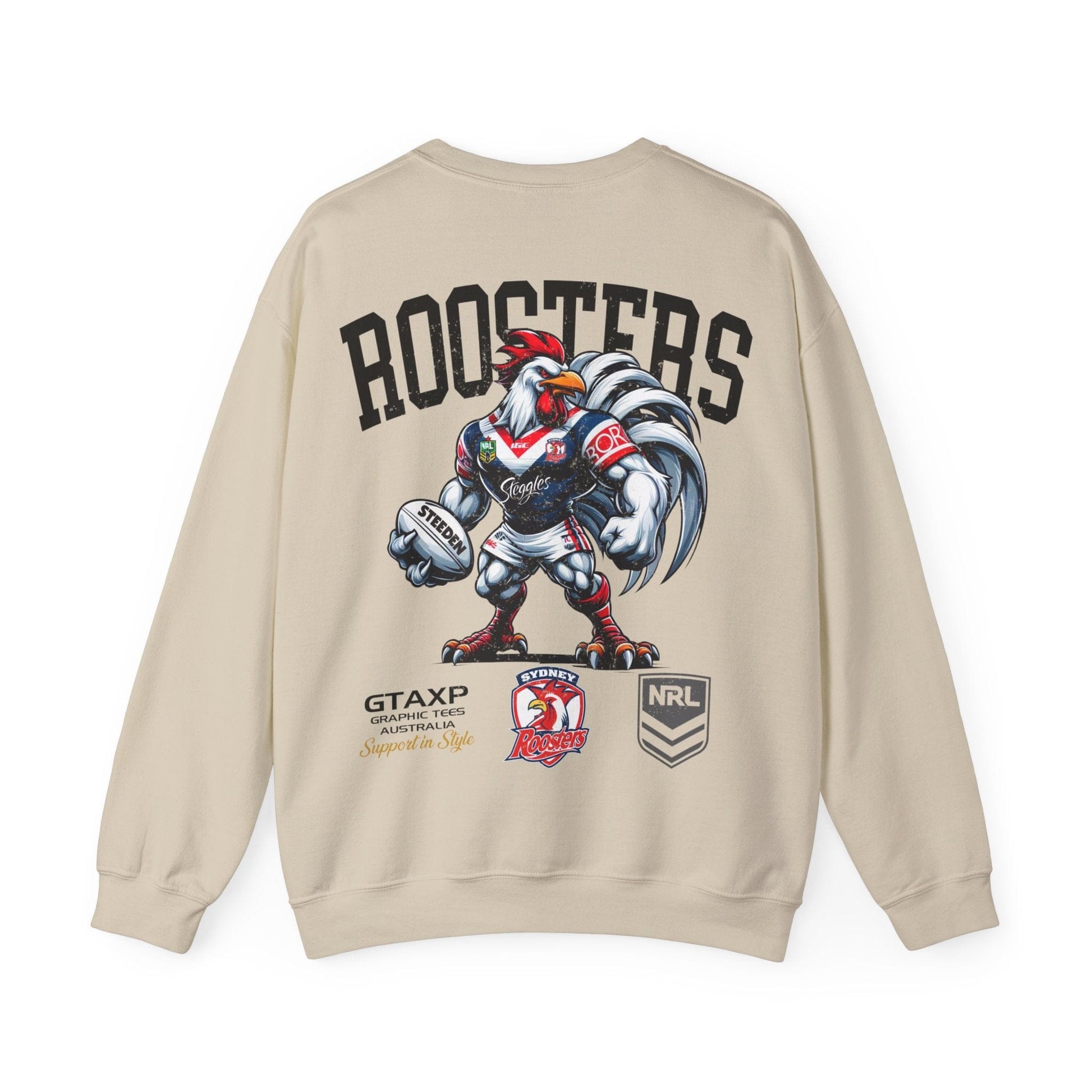 Sydney Roosters Rocky Jumper Graphic Tees Australia Graphic T-Shirt Australia -  Cool Graphic T-Shirts Online -  Sydney Roosters Rocky Jumper | Sydney Roosters Crew Sweater