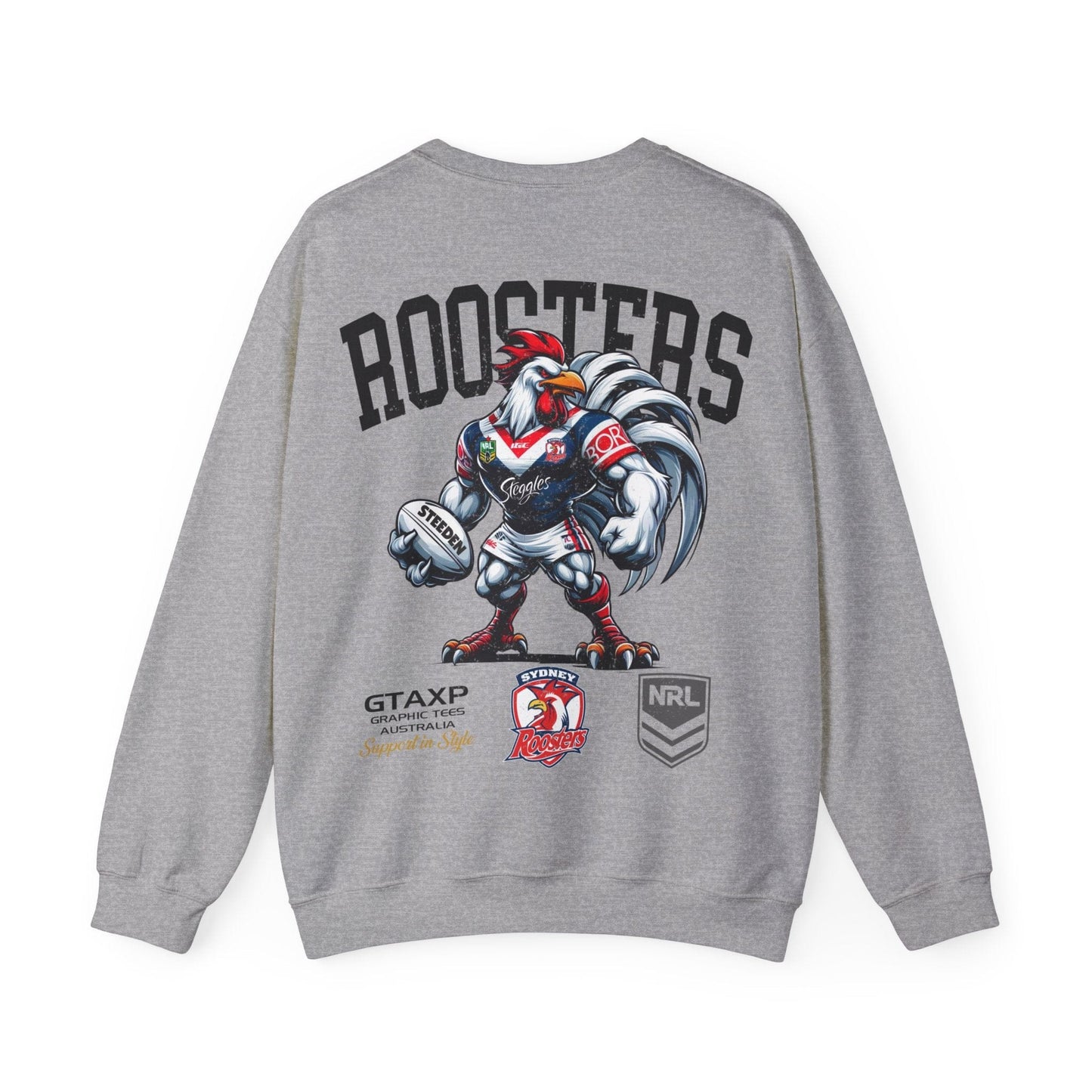 Sydney Roosters Rocky Jumper Graphic Tees Australia Graphic T-Shirt Australia -  Cool Graphic T-Shirts Online -  Sydney Roosters Rocky Jumper | Sydney Roosters Crew Sweater