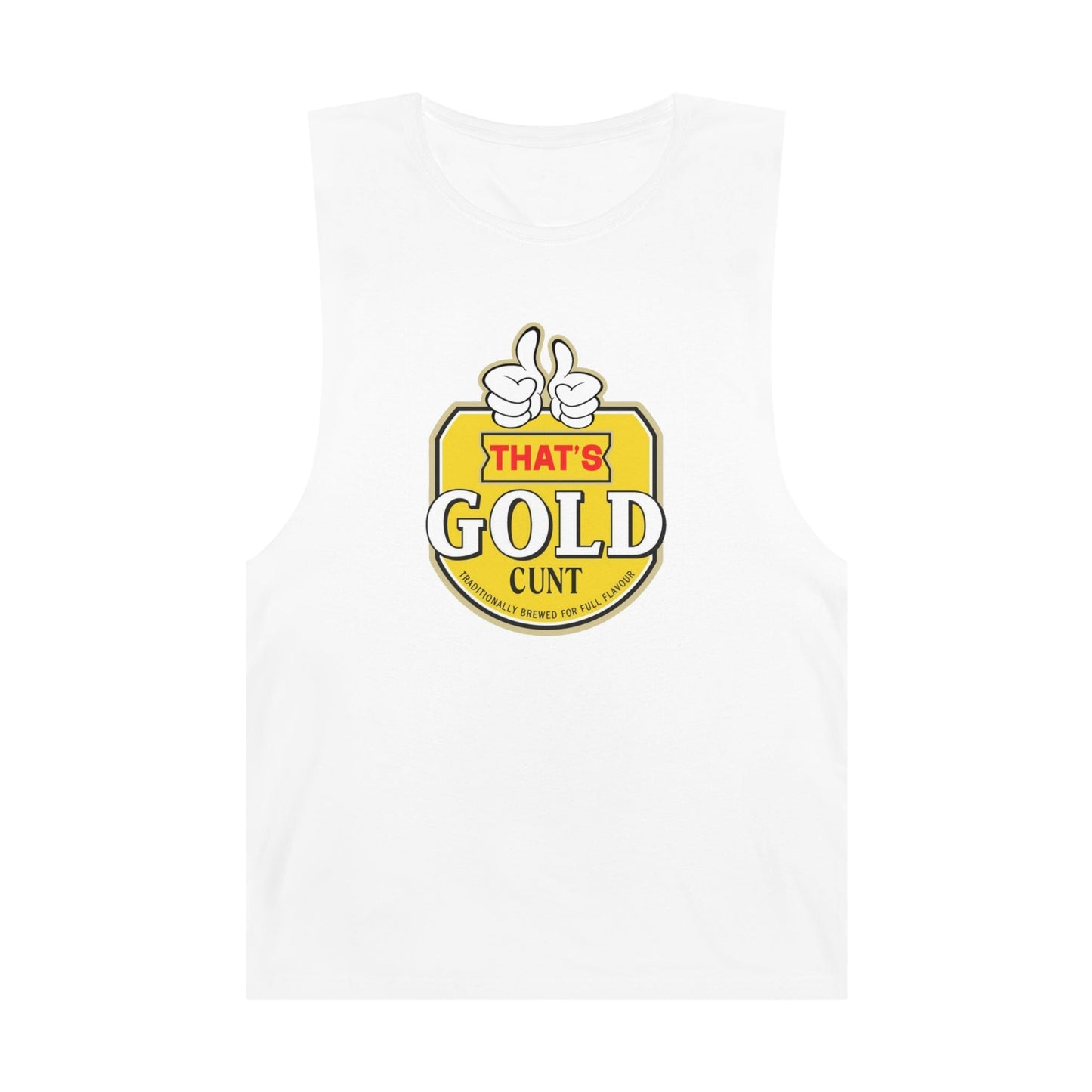 Thats Gold Cunt Tank Top Graphic Tees Australia Graphic T-Shirt Australia -  Cool Graphic T-Shirts Online -  Thats Gold Cunt Tank Top | Funny Tank Tops And Singlets Australia