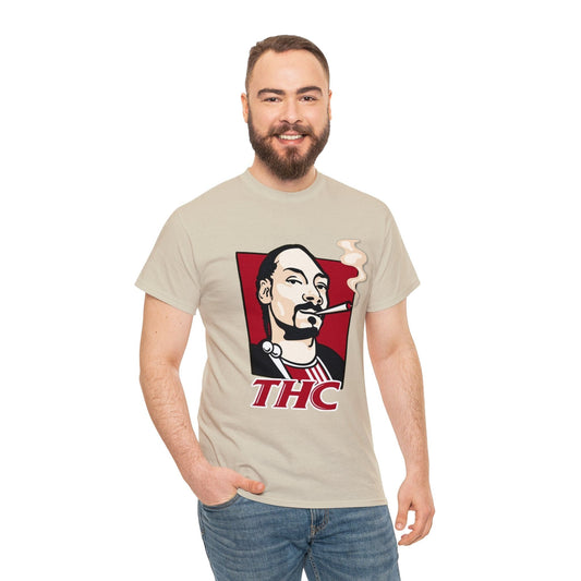 THC Snoop Dog Graphic Tee Graphic Tees Australia Sand / S Graphic T-Shirt Australia -  Cool Graphic T-Shirts Online -  THC Snoop Dog T-Shirt | Weed T-Shirts Australia