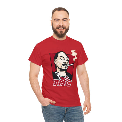 THC Snoop Dog Graphic Tee Graphic Tees Australia Red / S Graphic T-Shirt Australia -  Cool Graphic T-Shirts Online -  THC Snoop Dog T-Shirt | Weed T-Shirts Australia