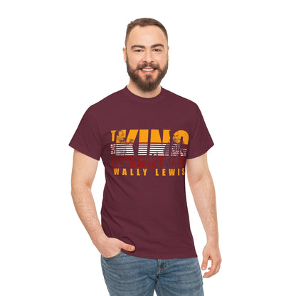 The King Wally Lewis Graphic Tee Graphic Tees Australia Maroon / S Graphic T-Shirt Australia -  Cool Graphic T-Shirts Online -  The King Wally Lewis T-Shirt | Brisbane Broncos Merchandise