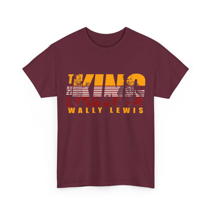 The King Wally Lewis Graphic Tee Graphic Tees Australia Graphic T-Shirt Australia -  Cool Graphic T-Shirts Online -  The King Wally Lewis T-Shirt | Brisbane Broncos Merchandise