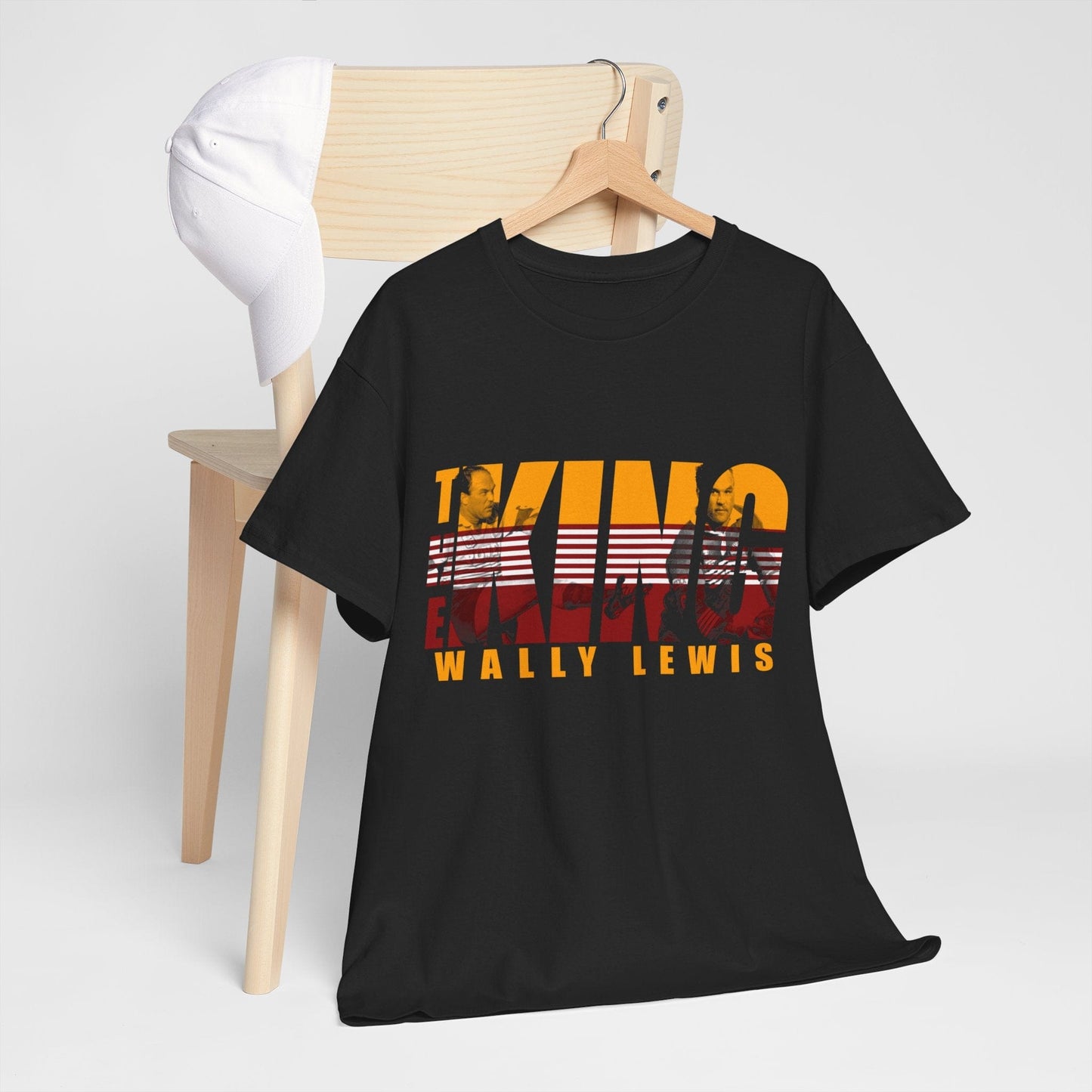 The King Wally Lewis Graphic Tee Graphic Tees Australia Graphic T-Shirt Australia -  Cool Graphic T-Shirts Online -  The King Wally Lewis T-Shirt | Brisbane Broncos Merchandise