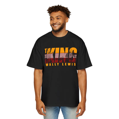 The King Wally Lewis Oversized Tee Graphic Tees Australia Black / S Graphic T-Shirt Australia -  Cool Graphic T-Shirts Online - 