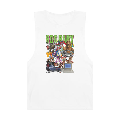 Those 80's Vibes Tank Top Graphic Tees Australia White / XS Graphic T-Shirt Australia -  Cool Graphic T-Shirts Online - 