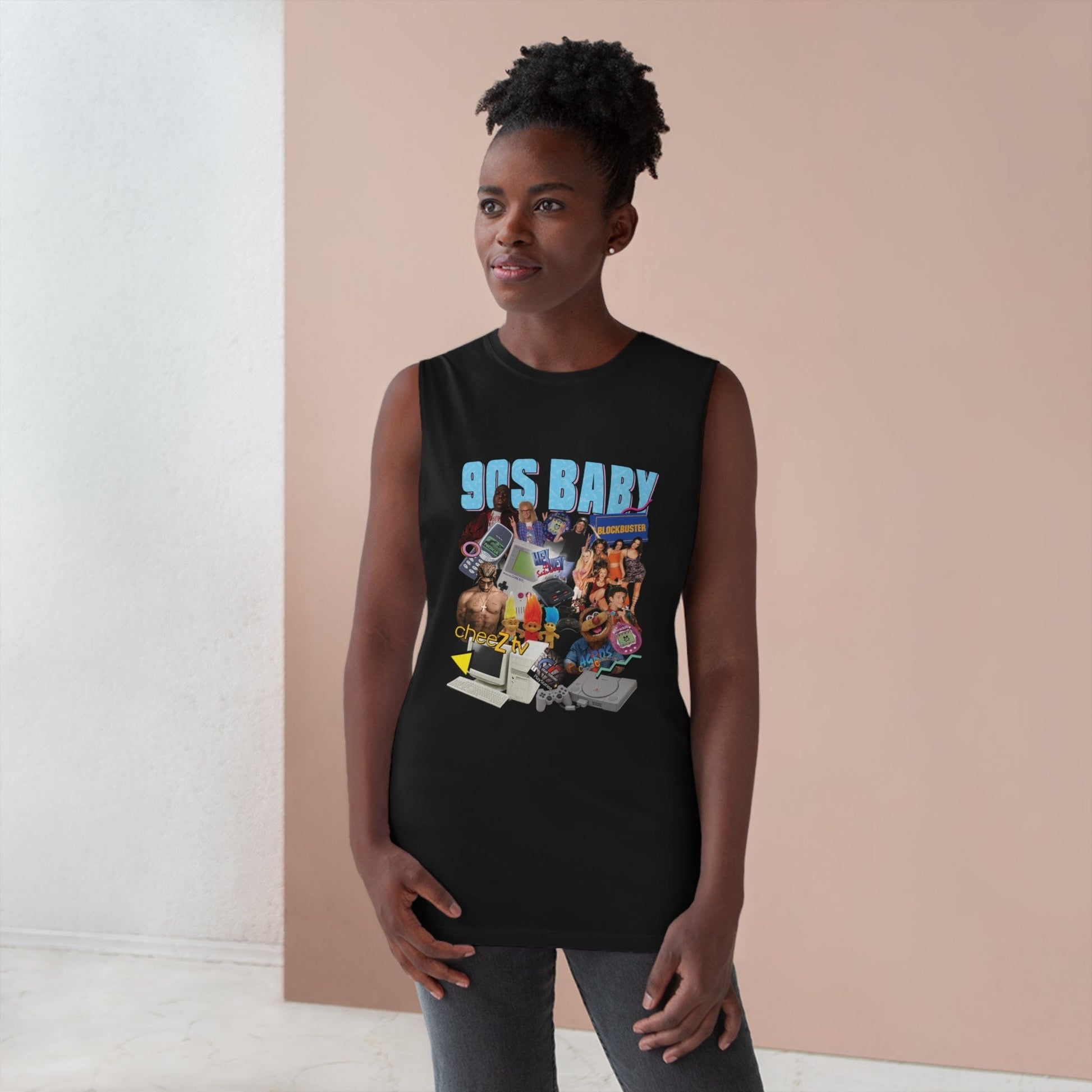 Those 90's Vibes Tank Top Graphic Tees Australia Graphic T-Shirt Australia -  Cool Graphic T-Shirts Online - 