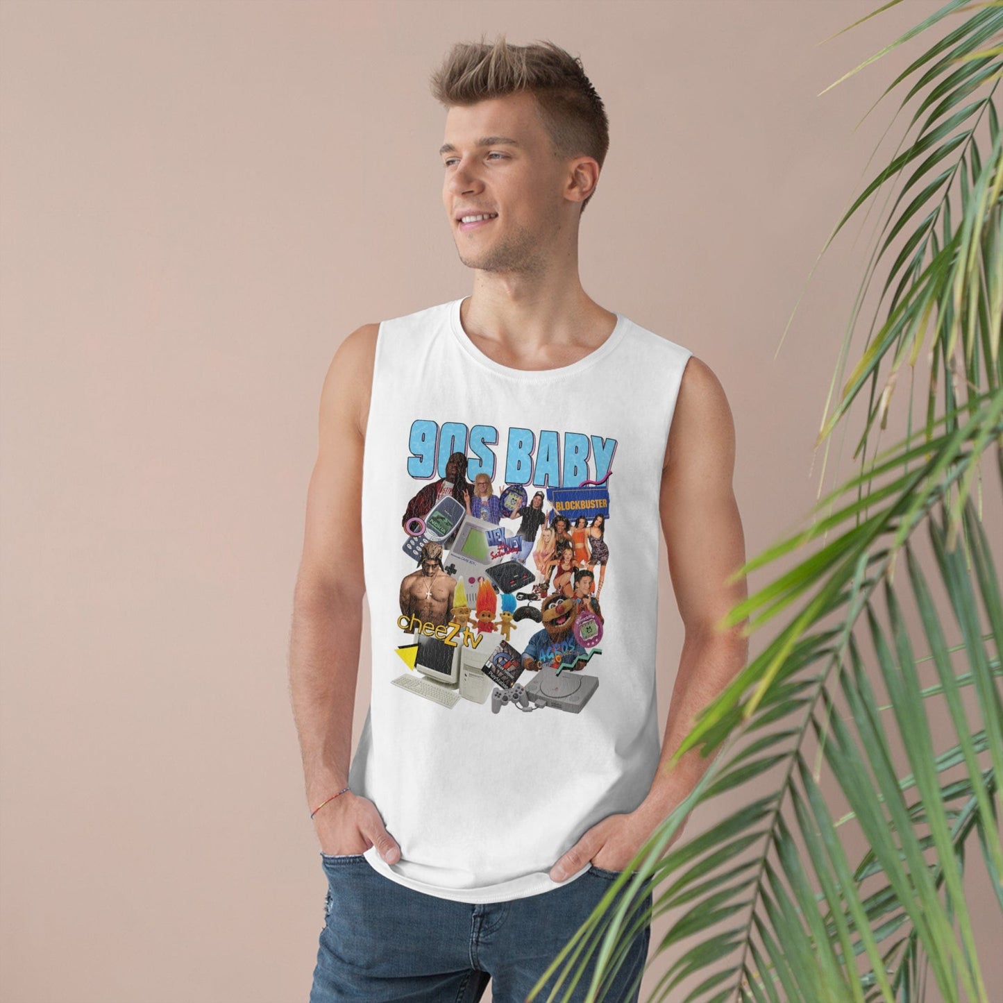 Those 90's Vibes Tank Top Graphic Tees Australia Graphic T-Shirt Australia -  Cool Graphic T-Shirts Online - 