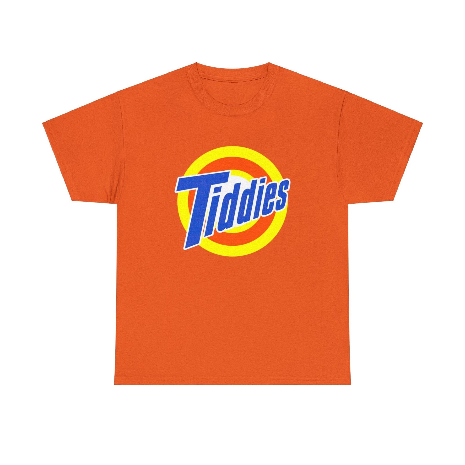 Tiddies Graphic Tee Graphic Tees Australia Orange / S Graphic T-Shirt Australia -  Cool Graphic T-Shirts Online -  Tiddies T-Shirt | Funny Graphic T-Shirts Australia