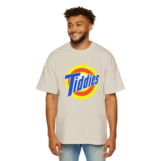 Tiddies Oversized Tee Graphic Tees Australia Ecru / S Graphic T-Shirt Australia -  Cool Graphic T-Shirts Online -  Tiddies Oversized Tee | Funny Graphic T-Shirts Australia