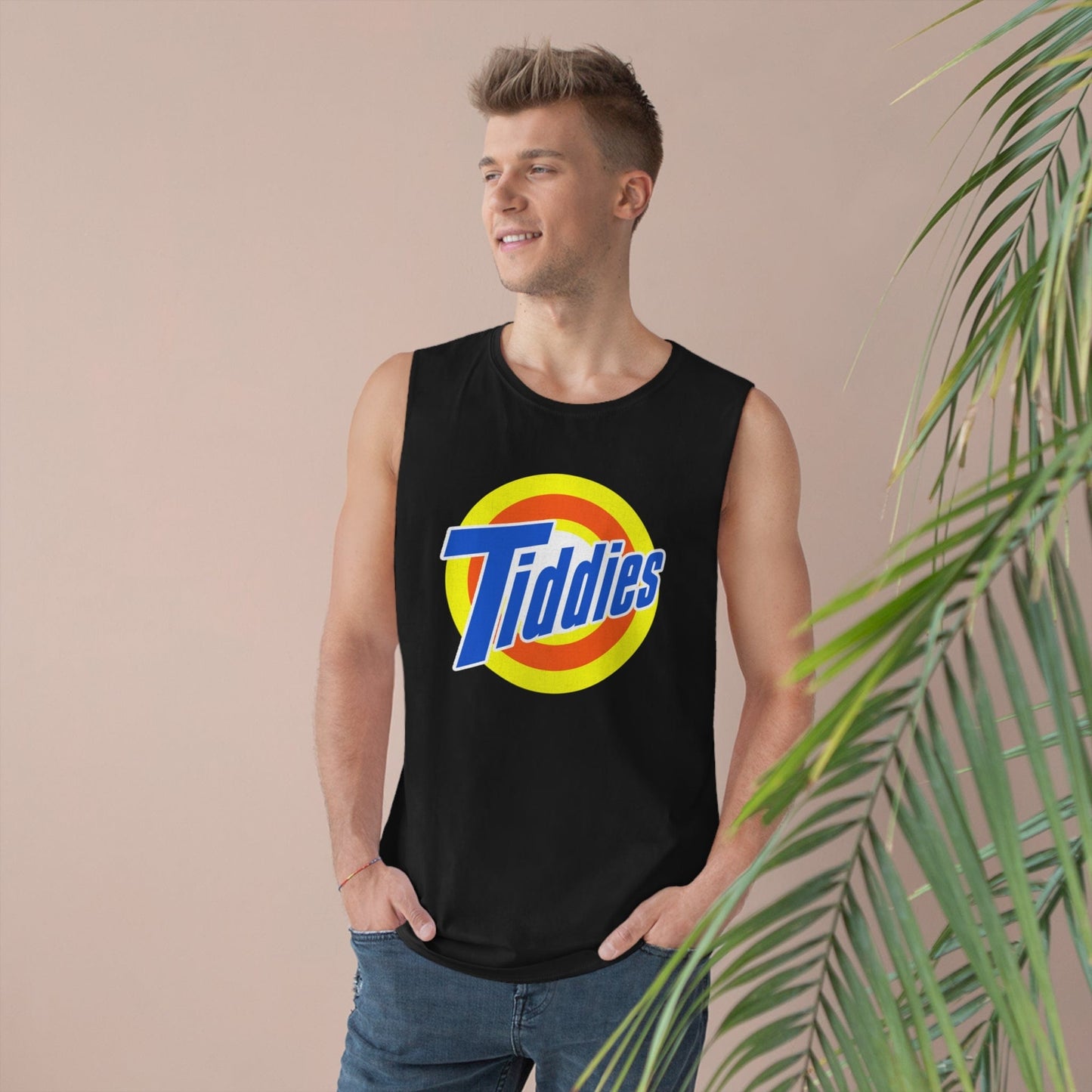 Tiddies Tank Top Graphic Tees Australia Black / XS Graphic T-Shirt Australia -  Cool Graphic T-Shirts Online -  Tiddies Tank Top | Cool Tank Tops & Singlets Australia